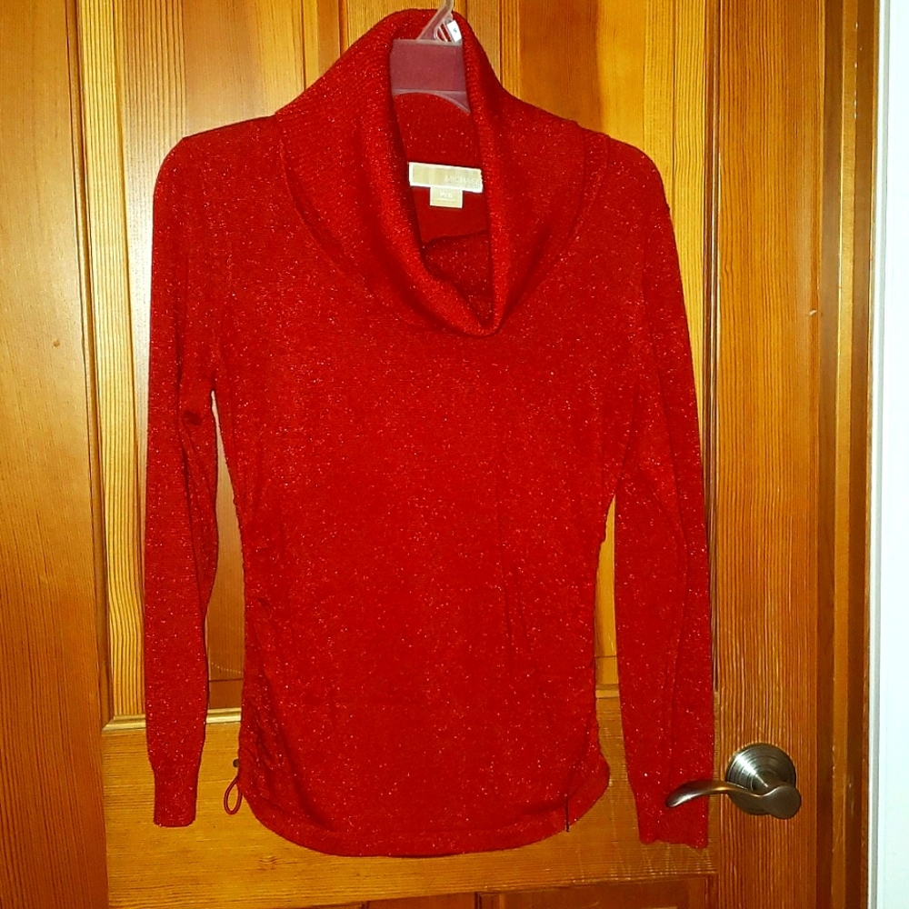 Metallic red Michael Kors sweater